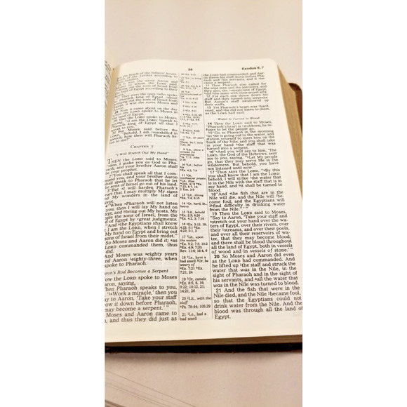 New American Standard Bible Reference Edition 1975 Brown Leather - Picture 2 of 10